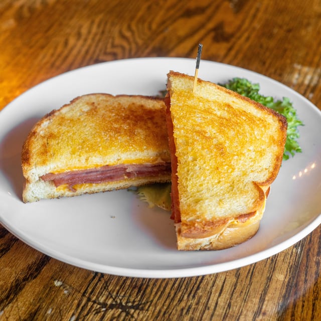 Hot Ham & Cheese Sandwich.