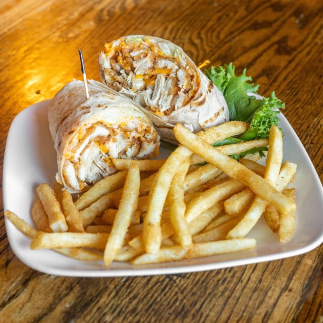 Sam's Buffalo Chicken Wrap.