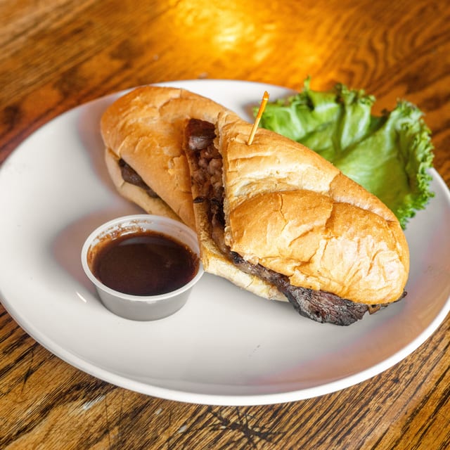 Ribeye Steak Sandwich.