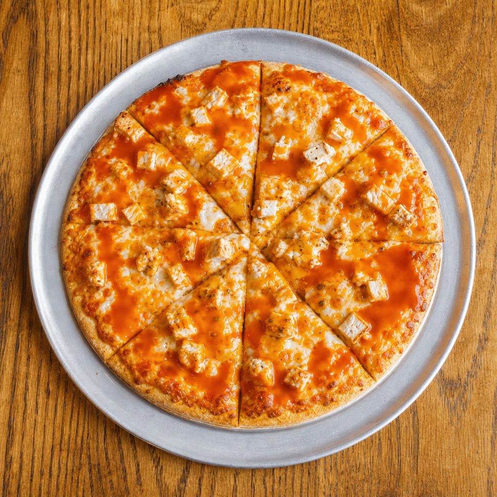 Allie's Hot Wing Specialty Pizza.