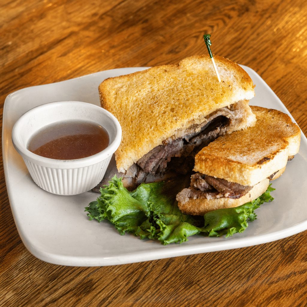 Smoked Brisket Sandwich.