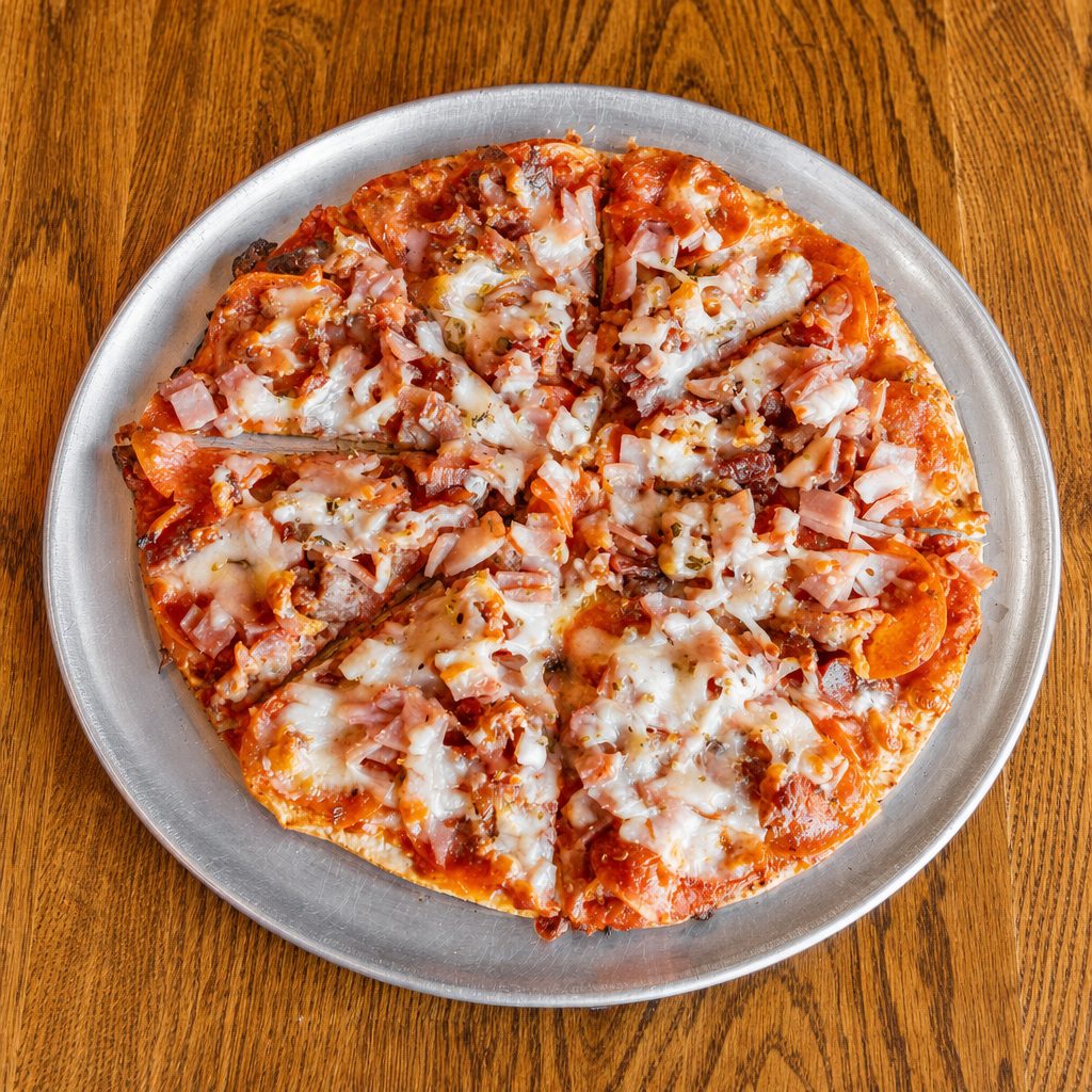 Meat Lovers Specialty Pizza.