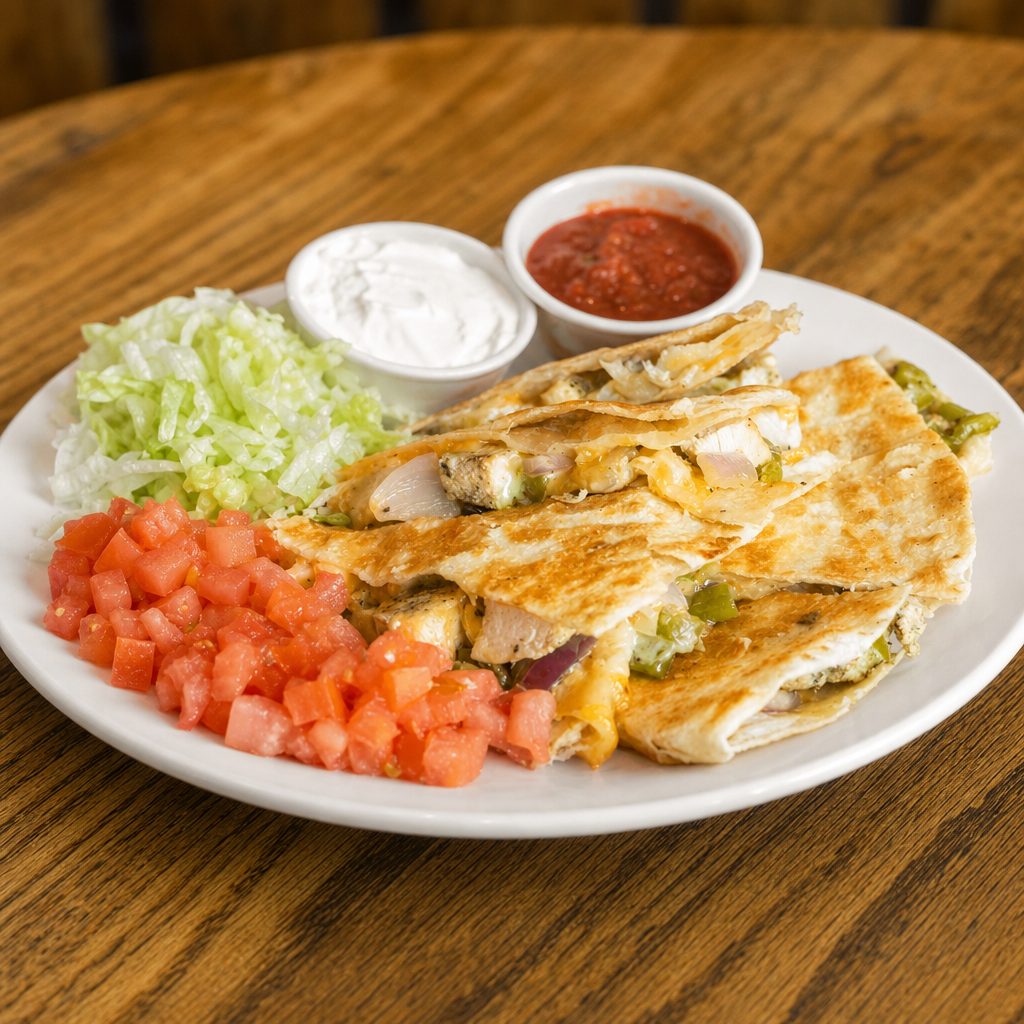 Chicken Quesadilla.