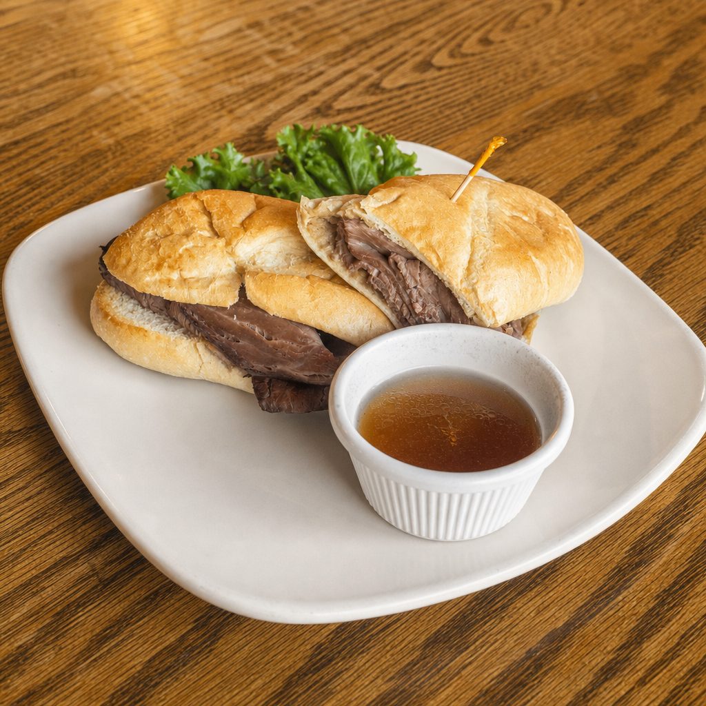 French Dip Sandwich.