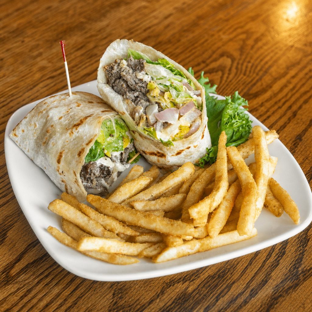 Philly Cheesesteak Wrap.