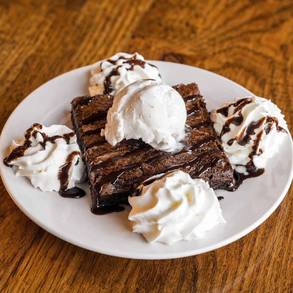 Brownie a la Mode.