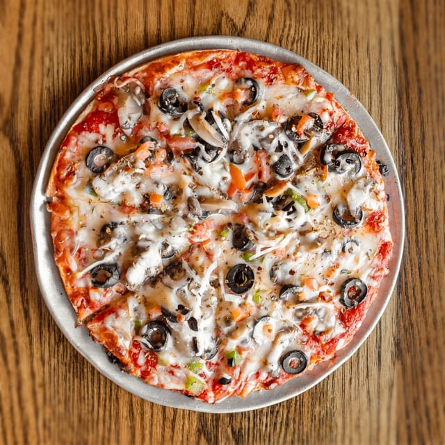 Veggie Specialty Pizza.