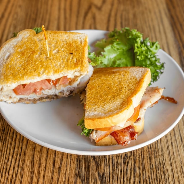 Turkey Club Sandwich.