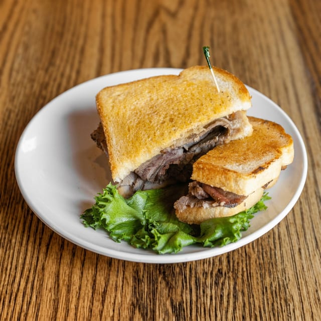 Smoked Brisket Sandwich.