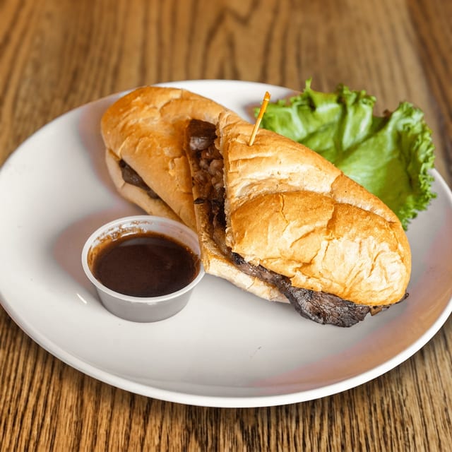 Ribeye Steak Sandwich.