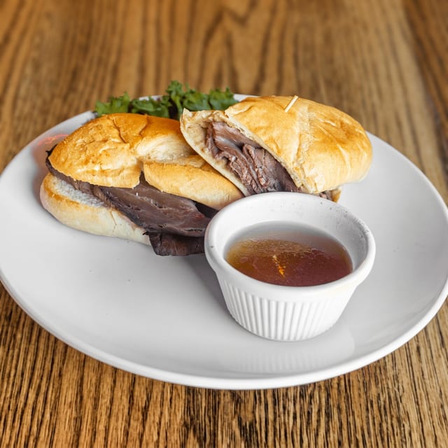French Dip Sandwich.