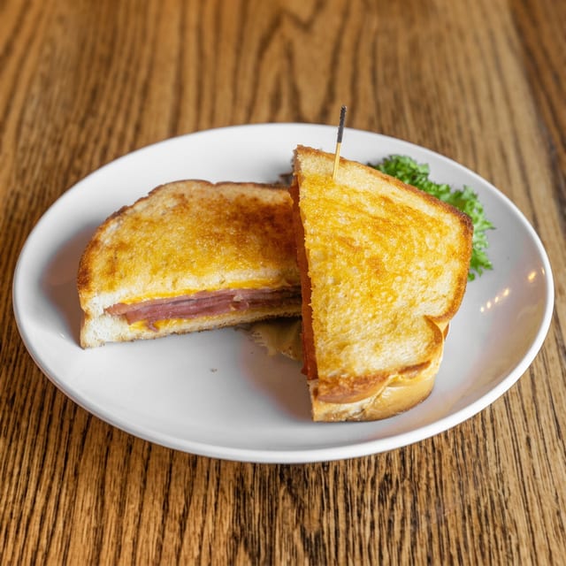 Hot Ham & Cheese Sandwich.