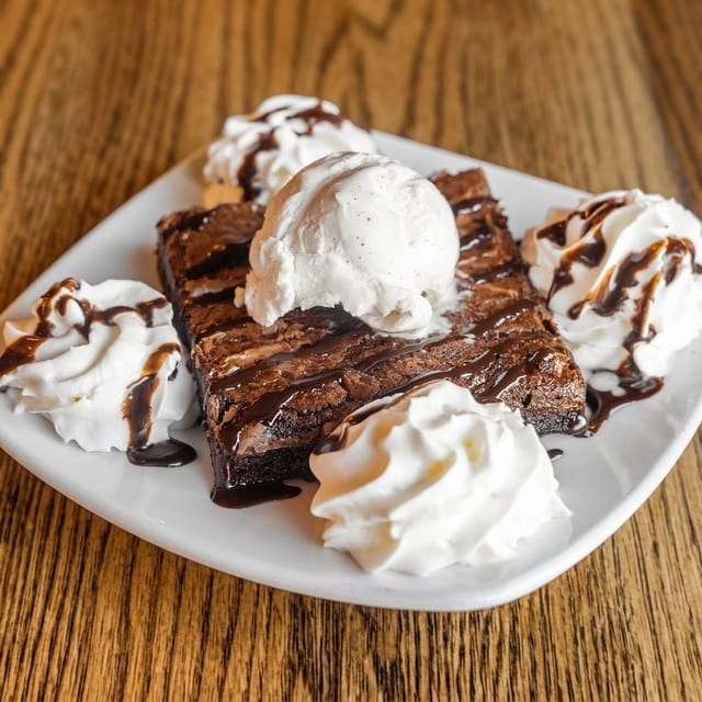 Brownie a la Mode.